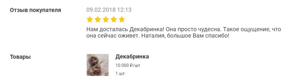 Отзыв о работах Наталии Рукойть