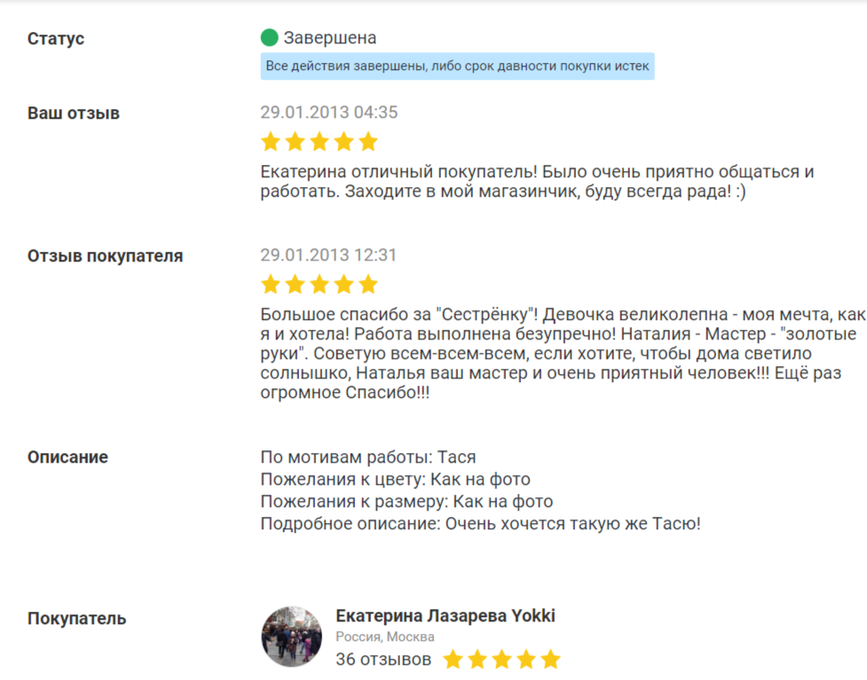 Отзыв о работах Наталии Рукойть
