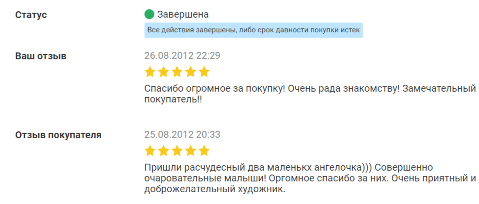Отзыв о работах Наталии Рукойть